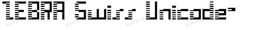 ZEBRA Swiss Unicode字体转换